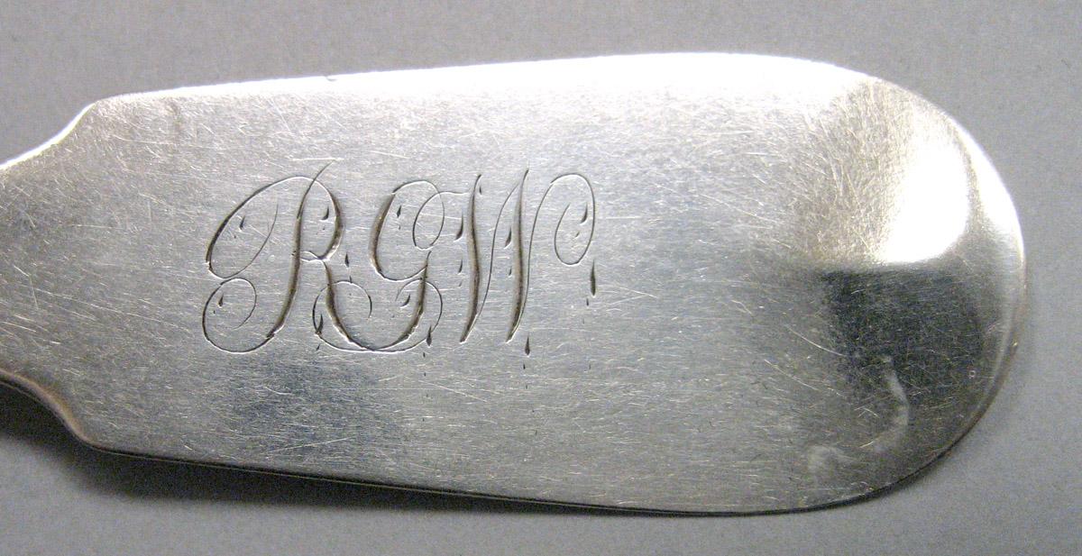 1971.0038 Silver Spoon engraving
