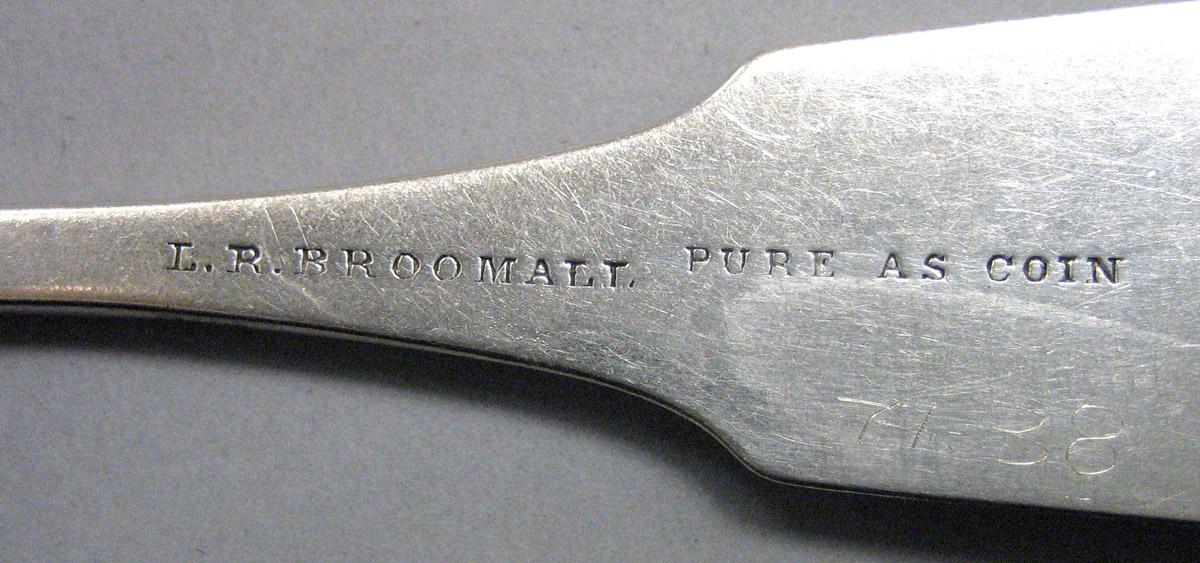 1971.0038 Silver Spoon mark