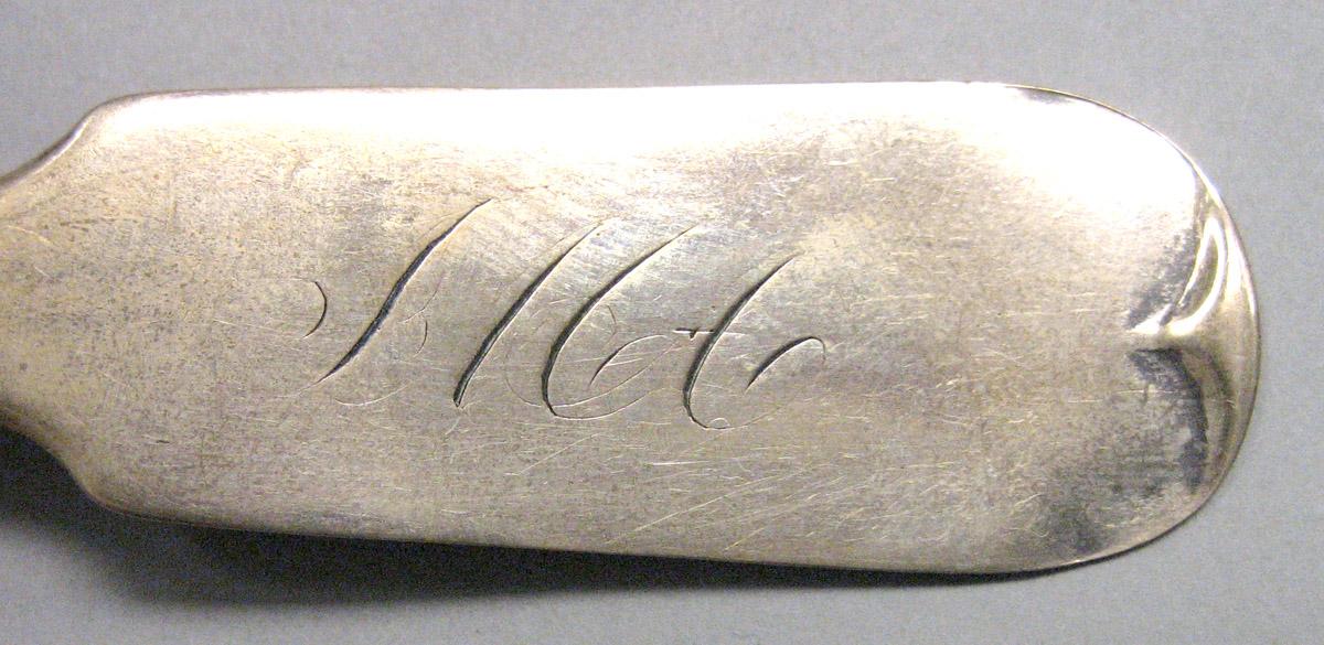 1971.0040 Silver Spoon engraving