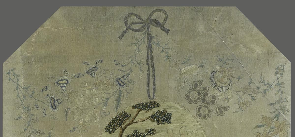 1957.0785 A Needlework Picture, Detail