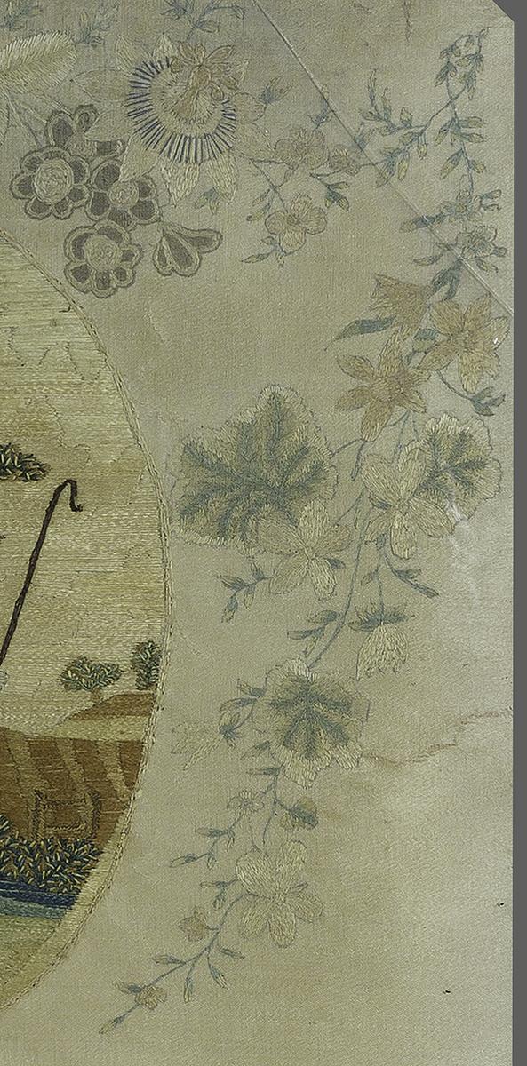 1957.0785 A Needlework Picture, Detail 3