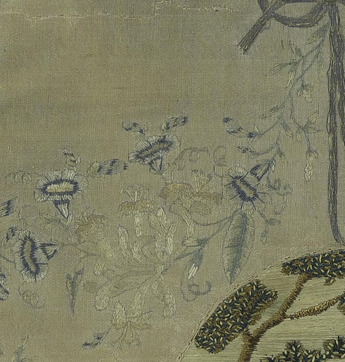 1957.0785 A Needlework Picture, Detail 6