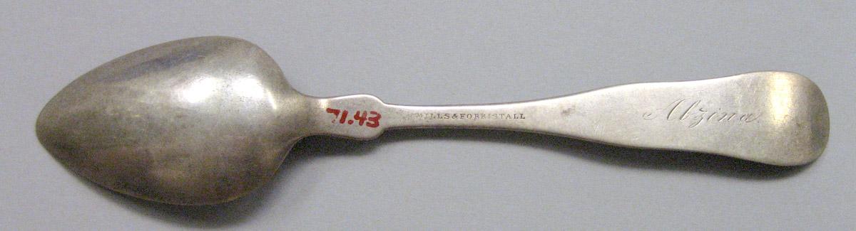 1971.0043 Silver Spoon underside