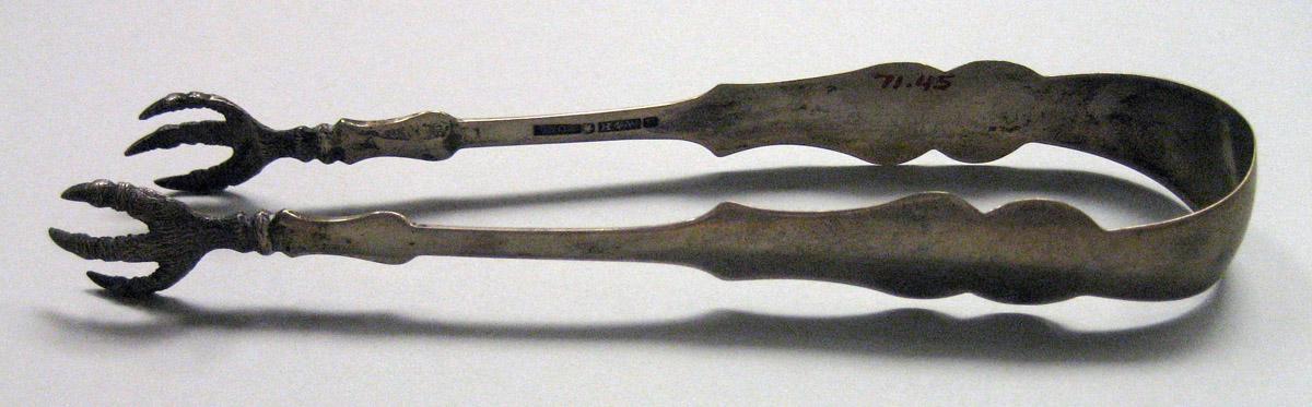 1971.0045 Silver Tongs