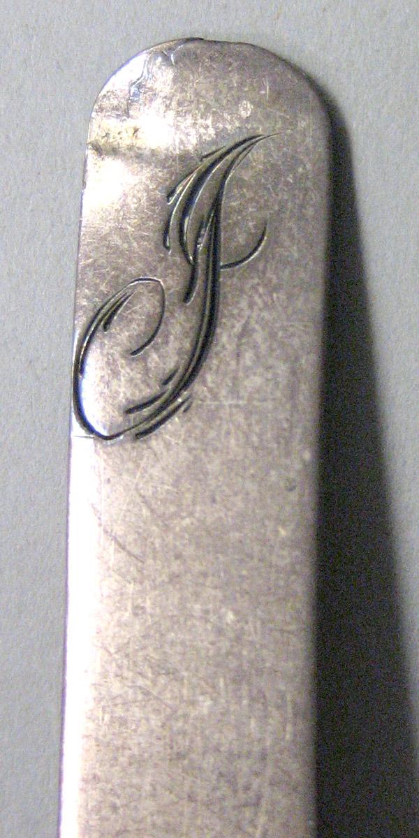 1971.0047 Silver Ladle engraving