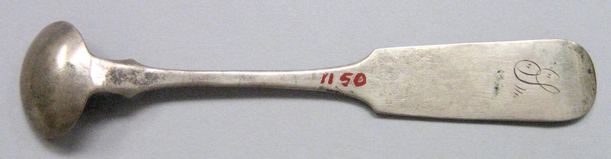1971.0050 Silver Ladle underside