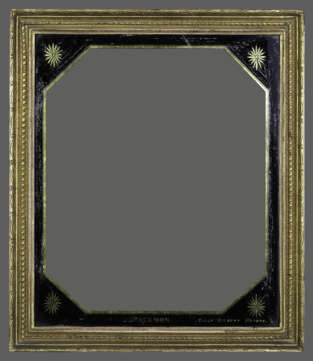 1957.0785 B, C  Frame and Glass