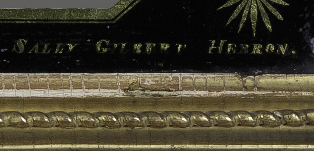1957.0785 B, C  Frame and Glass, Detail 4