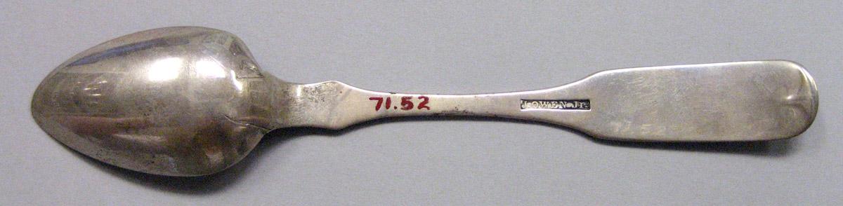 1971.0052 Silver Spoon underside