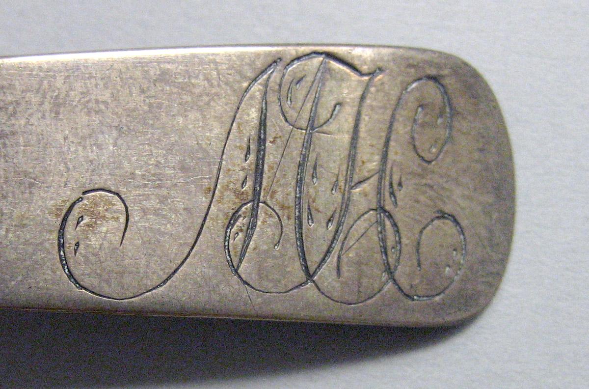 1971.0053 Silver Spoon engraving