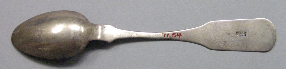 1971.0054 Silver Spoon underside