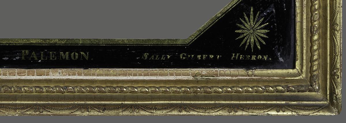 1957.0785 B, C  Frame and Glass, Detail 2
