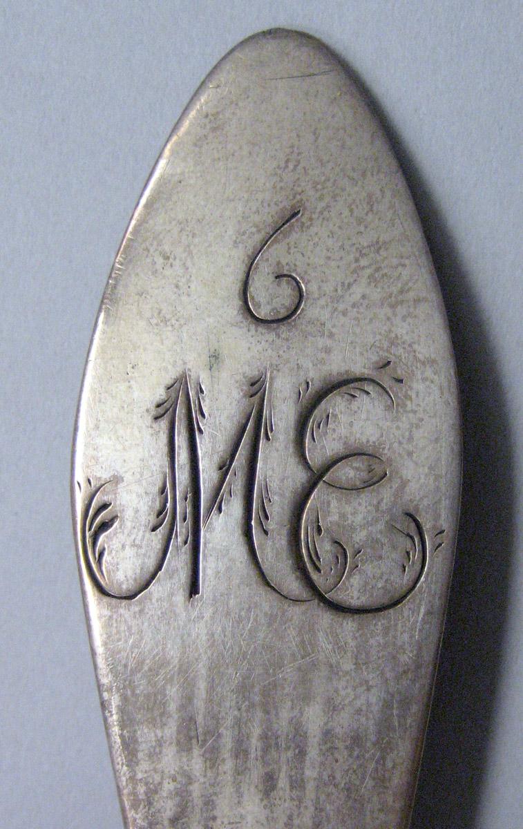 1971.0063 Silver Spoon engraving