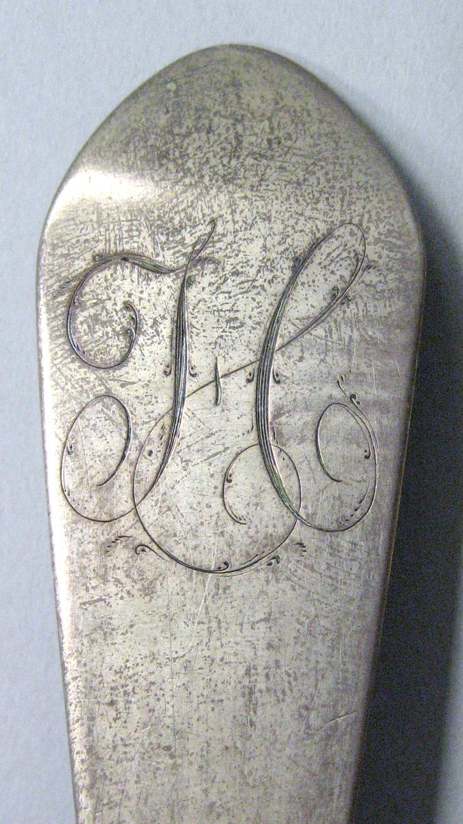 1971.0065 Silver Spoon engraving