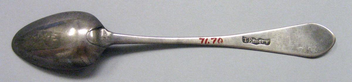 1971.0070 Silver Spoon underside