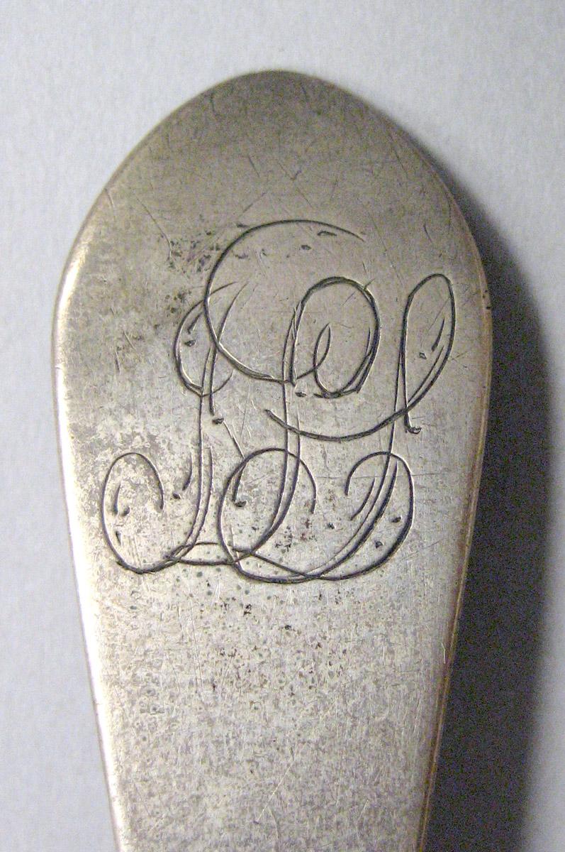 1971.0070 Silver Spoon engraving