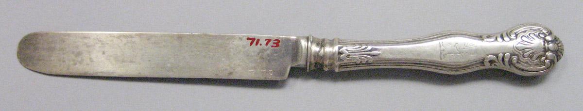 1971.0073 Silver Knife upper surface
