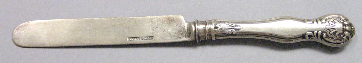 1971.0073 Silver Knife underside
