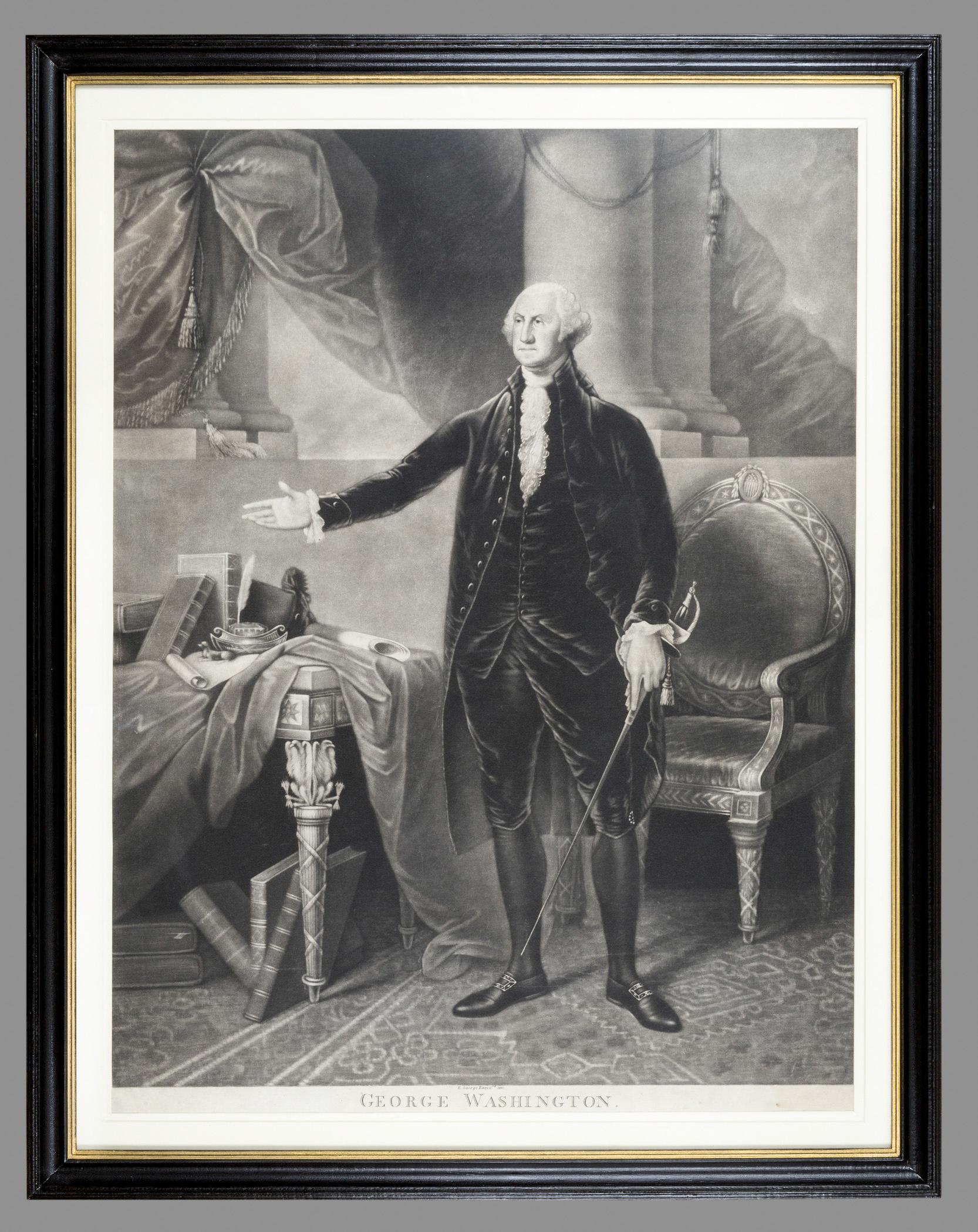 1971.0076 Print, 1975.0508 Frame, view 1