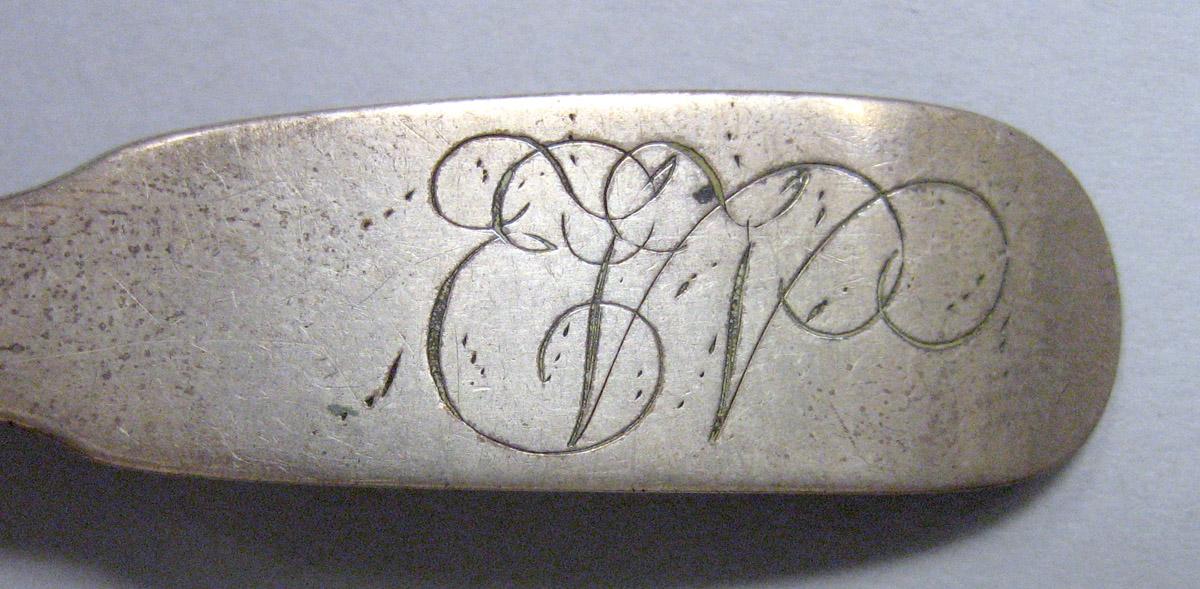 1971.0082 Silver Spoon engraving
