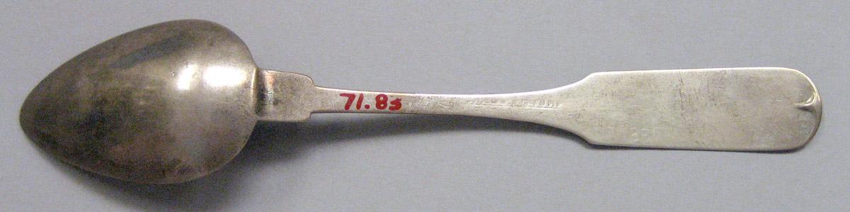 1971.0083 Silver Spoon underside