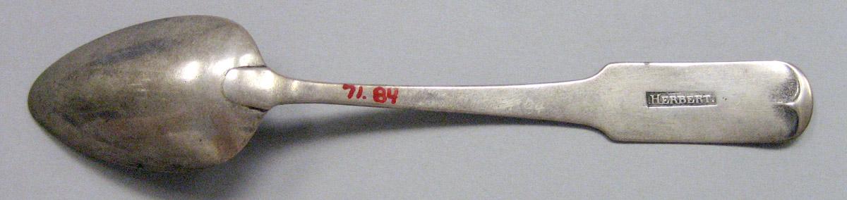 1971.0084 Silver Spoon underside