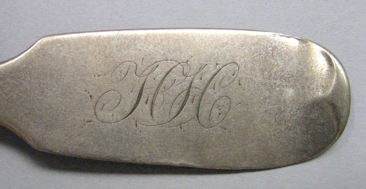 1971.0085 Silver Spoon engraving