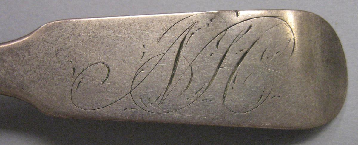 1971.0086 Silver Spoon engraving