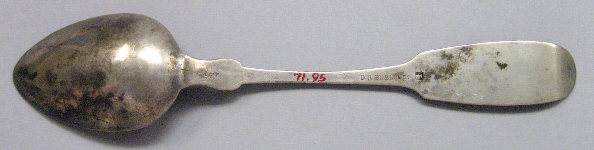 1971.0095 Silver Spoon underside