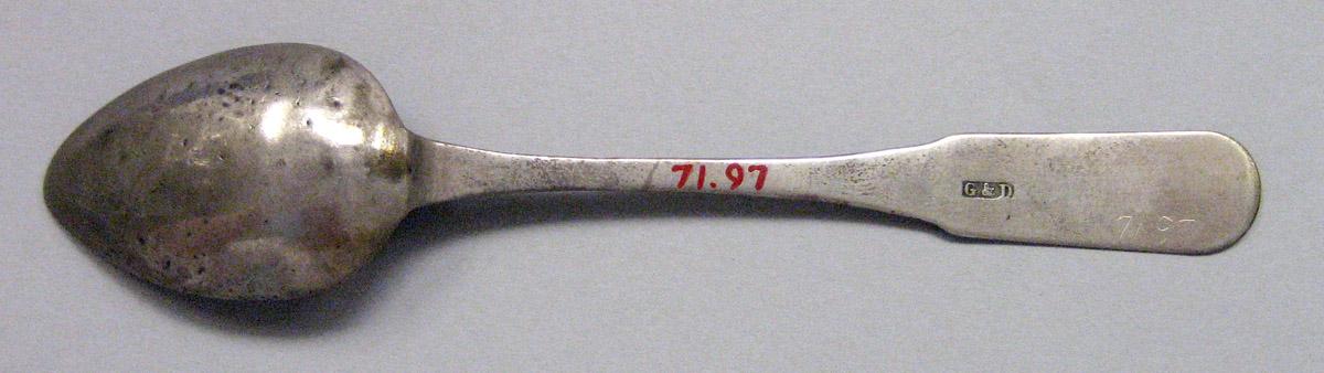 1971.0097 Silver Spoon underside