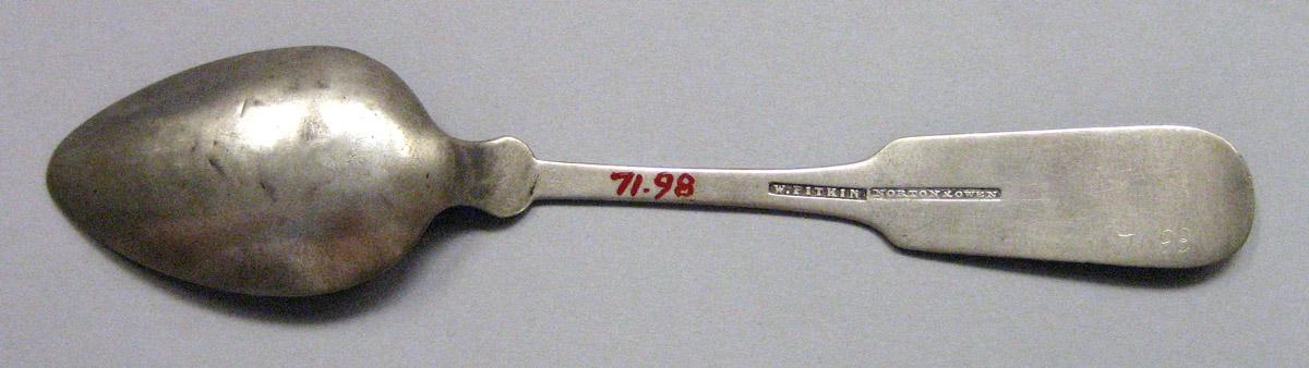 1971.0098 Silver Spoon underside