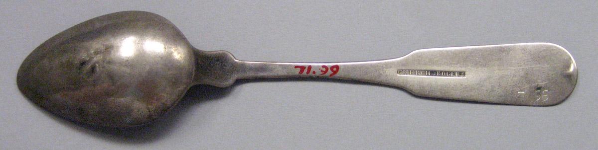 1971.0099 Silver Spoon underside