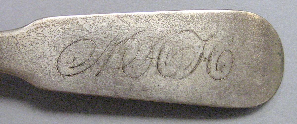 1971.0099 Silver Spoon engraving