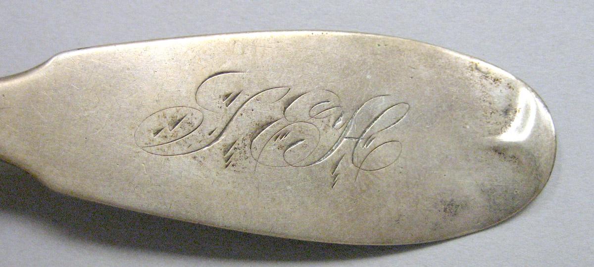 1971.0100 Silver Spoon engraving