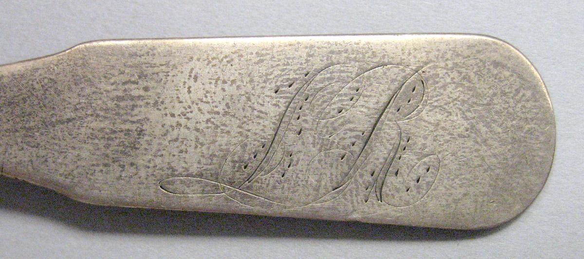 1971.0101 Silver Spoon engraving