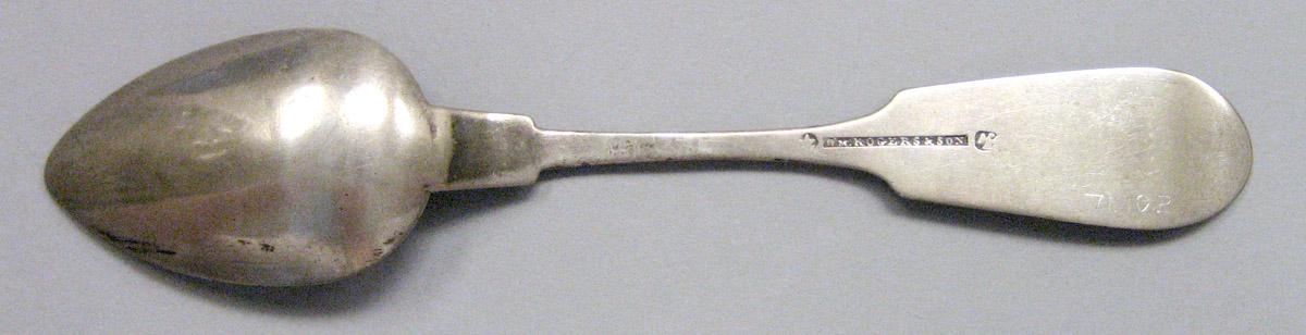 1971.0102 Silver Spoon underside