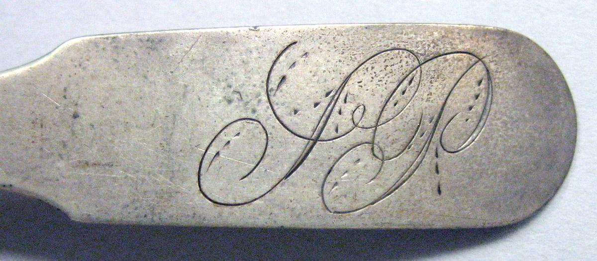 1971.0103 Silver Spoon engraving