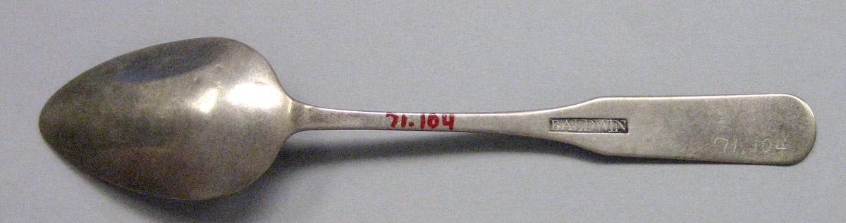 1971.0104 Silver Spoon underside