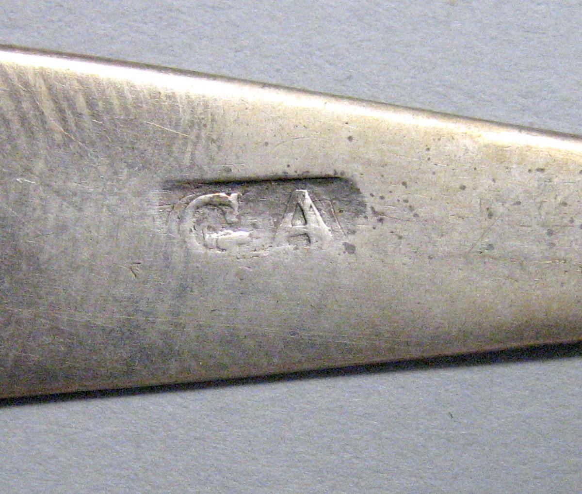 1971.0105 Silver Spoon mark