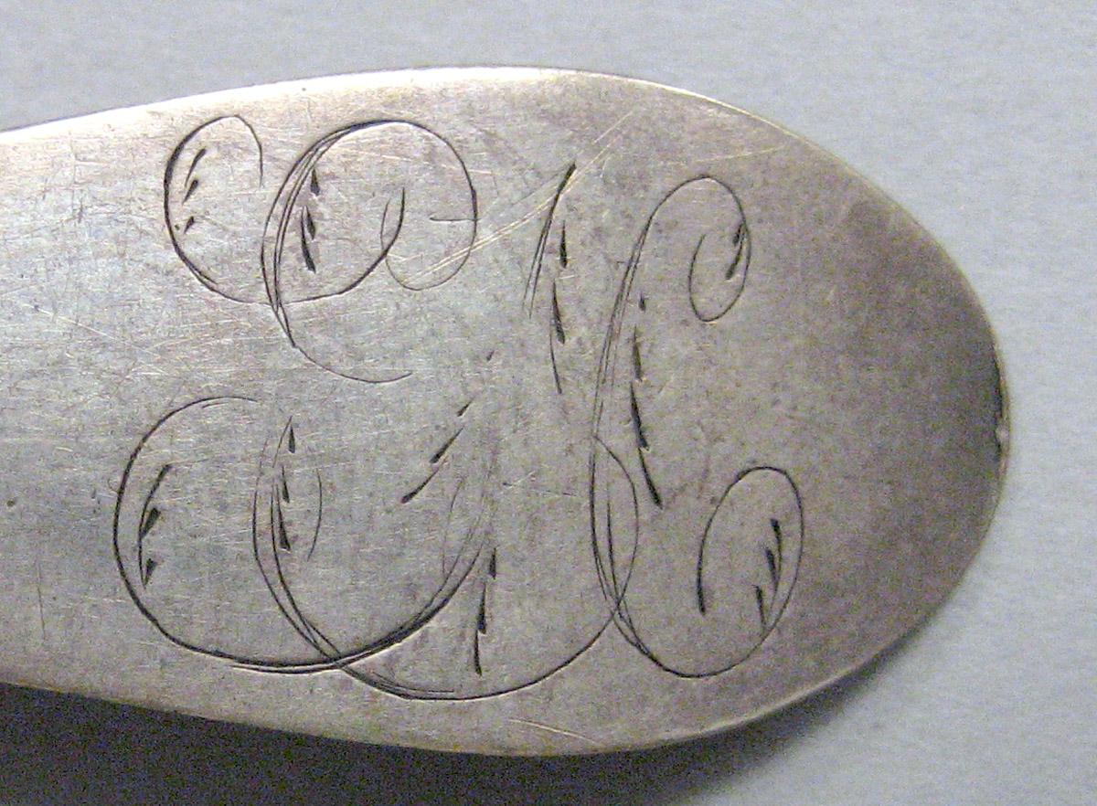 1971.0106 Silver Spoon engraving