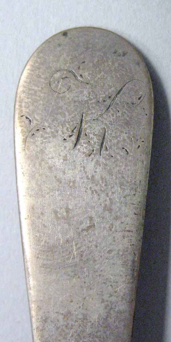 1971.0107 Silver Spoon engraving