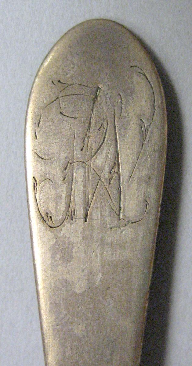 1971.0108 Silver Spoon engraving