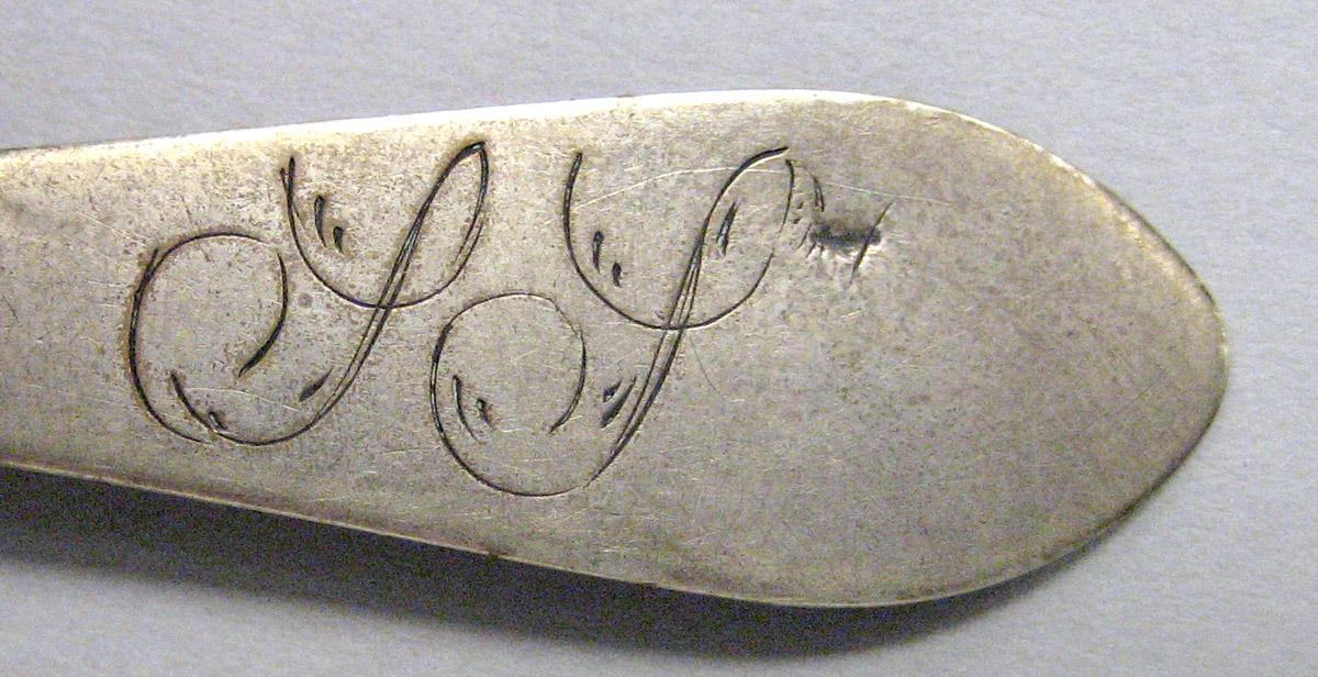 1971.0110 Silver Spoon engraving