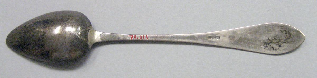 1971.0111 Silver Spoon underside