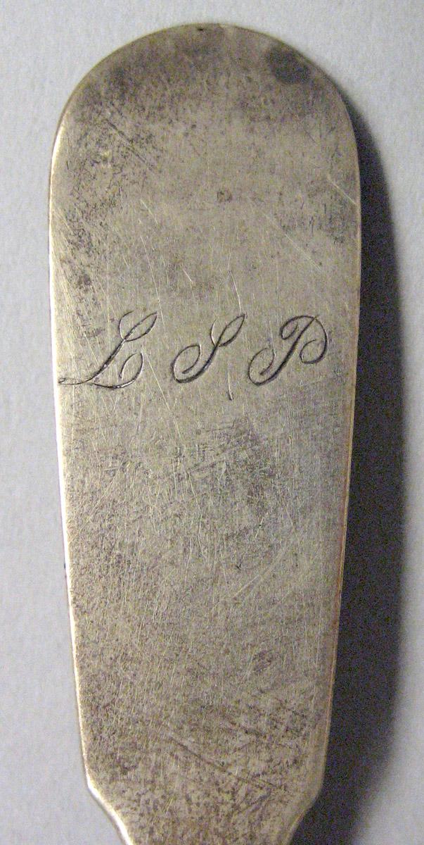 1971.0115 Silver Ladle engraving