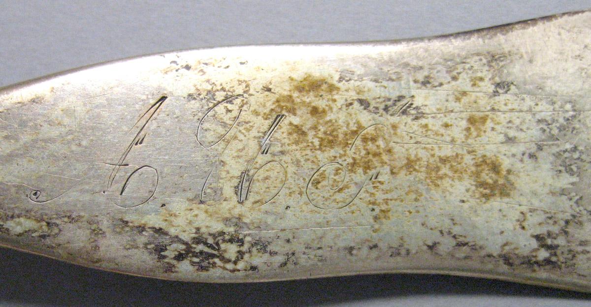 1971.0117 Silver Spoon engraving