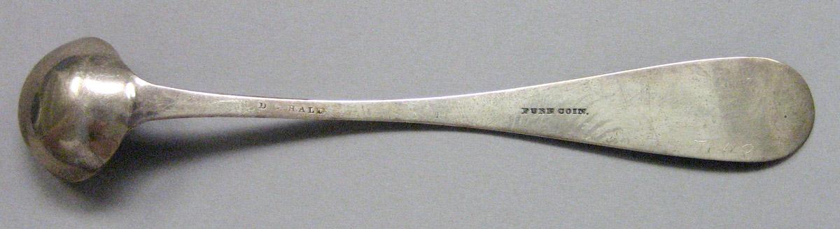 1971.0118 Silver Ladle underside