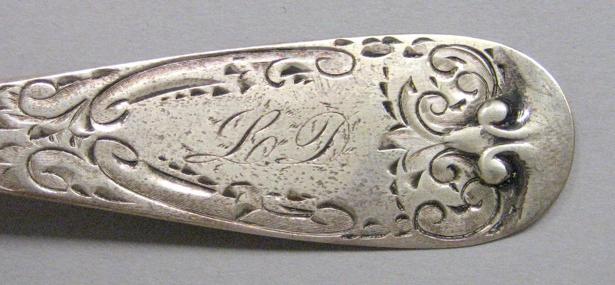 1971.0118 Silver Ladle engraving