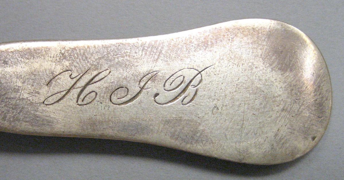 1971.0122 Silver Spoon engraving