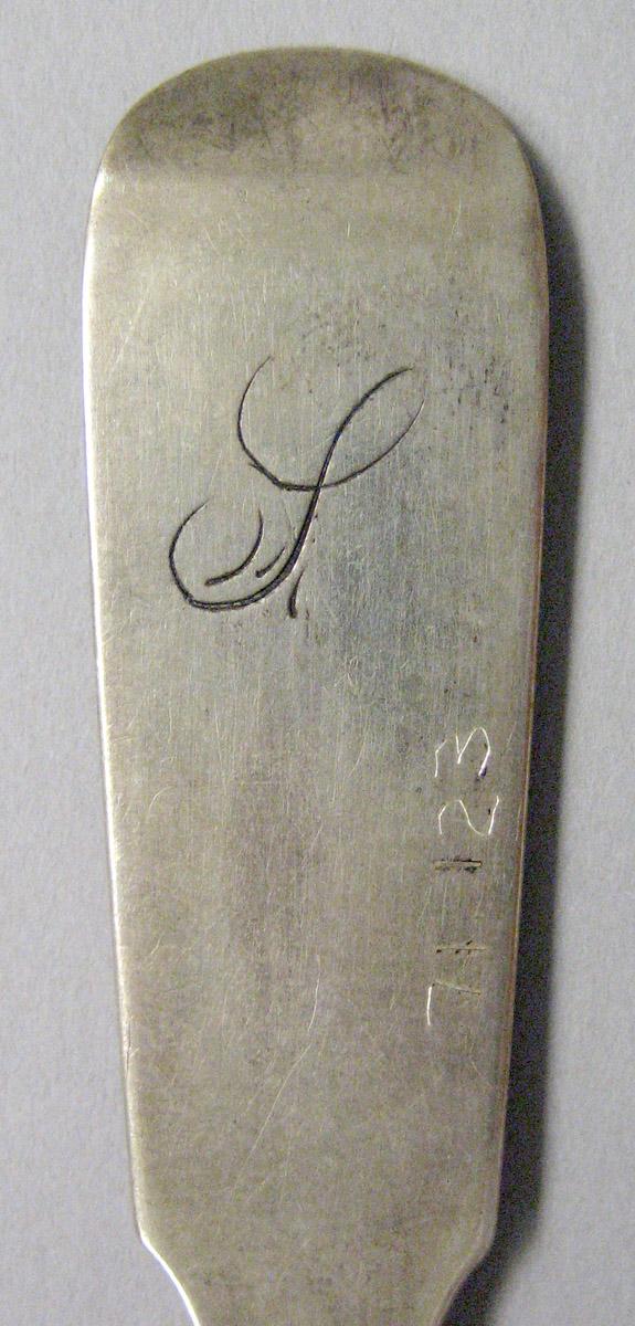 1971.0123 Silver Spoon engraving